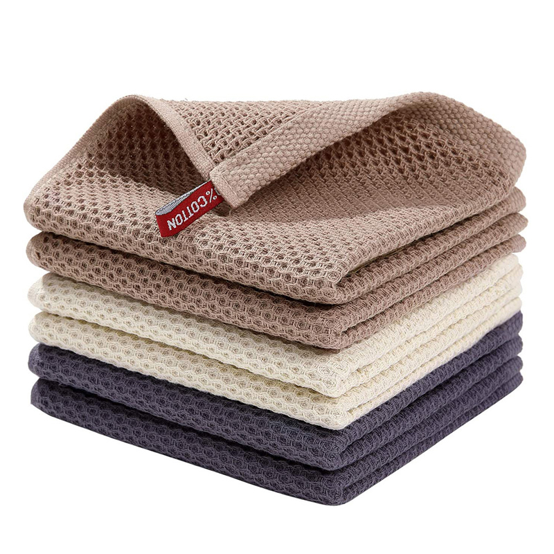 Home Textiles Face Towel - Handuk katun penyerap lembut kain piring