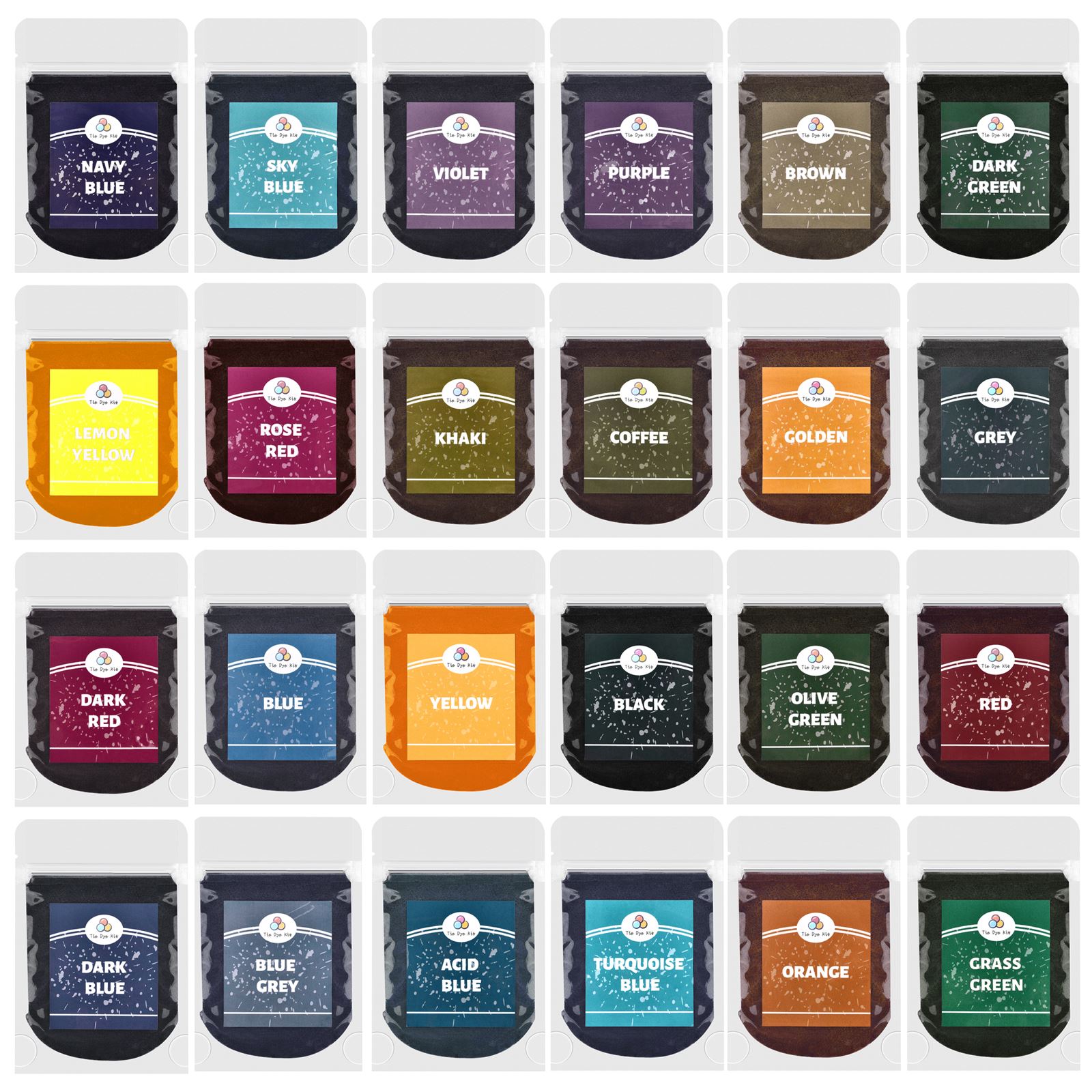 Home Textiles Store - 20g 24 warna kain pewarna pakaian