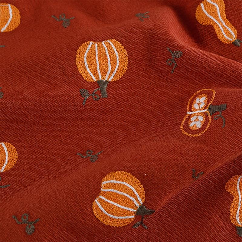 Linum Home Textiles - Kain katun Linen bordir labu tas