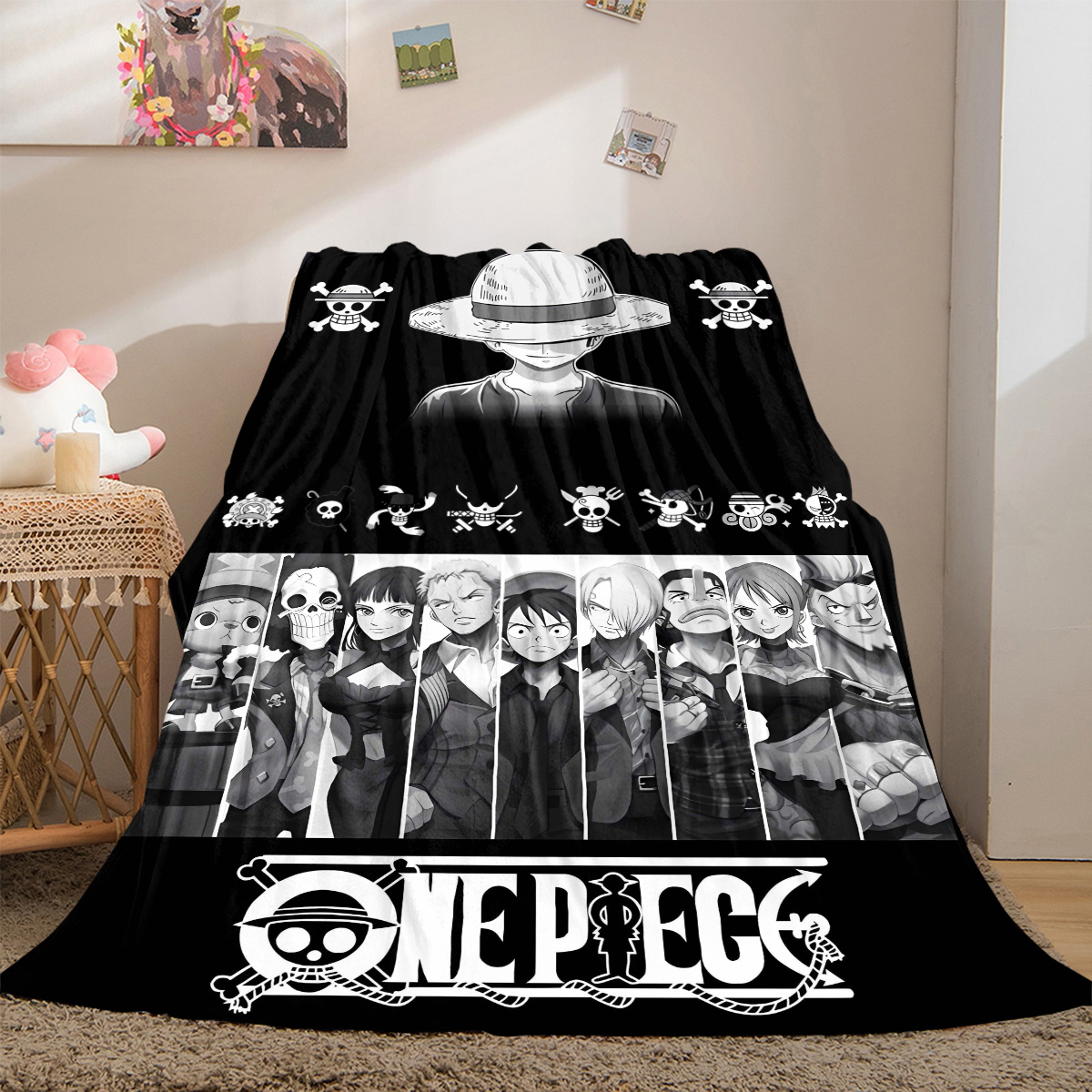 Luxury Home Textiles Usa - Nami Luffy Zoro Sanji Selimut Ringan
