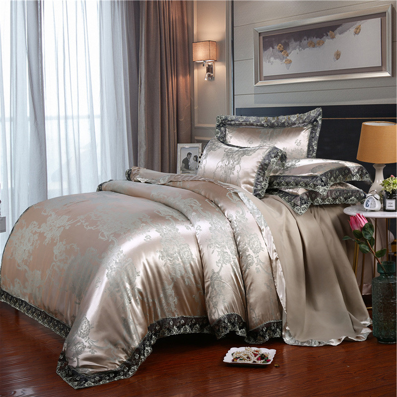 Home Textiles Store - Set Sprei Mewah Klasik Eropa 4PCS