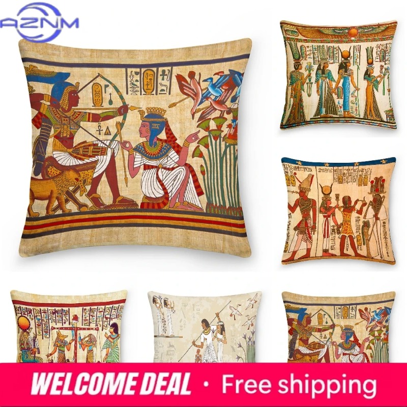 Home Textiles Egypt - Sarung Bantal Mesir Kuno Sarung Bantal