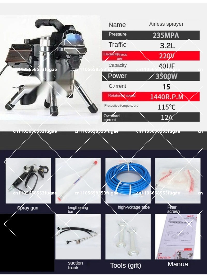 Alat Semprot Cat Airless Profe - Home Textile Industry ulasan dan harga