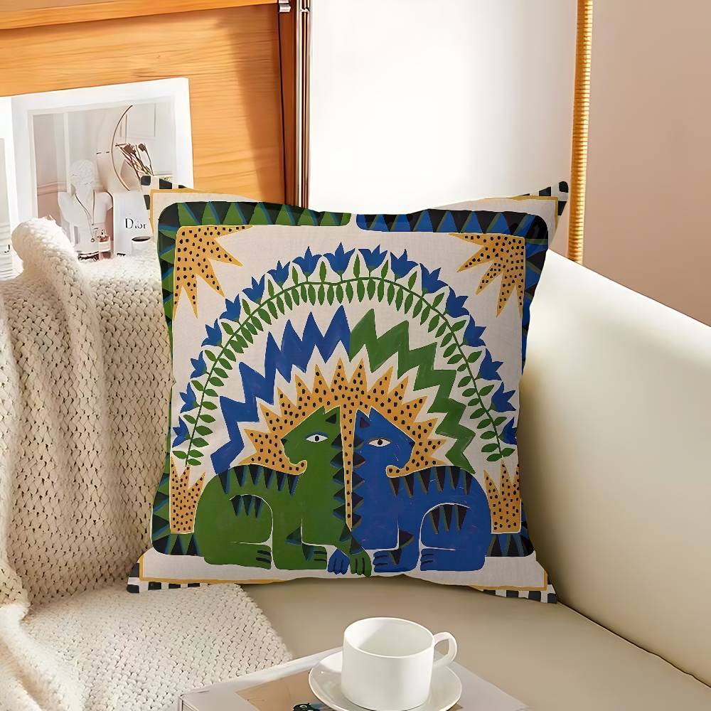 Bantal Macan Tutul Mesir Kuno  - Home Textiles Egypt ulasan dan harga