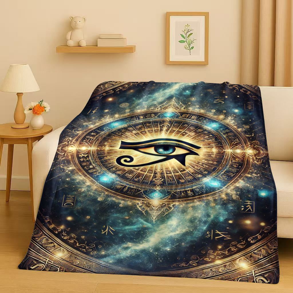 Selimut Flanel Mata Horus Berg - Home Textiles Egypt ulasan dan harga