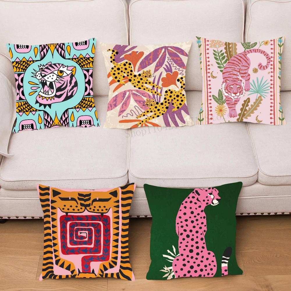 Sarung Bantal Harimau Macan Tu - Home Textiles Egypt ulasan dan harga