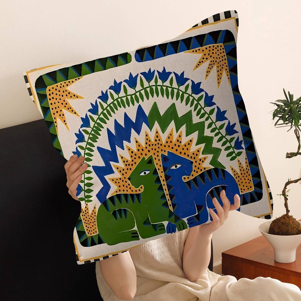 Sarung Bantal Desain Maple Mot - Home Textiles Egypt ulasan dan harga