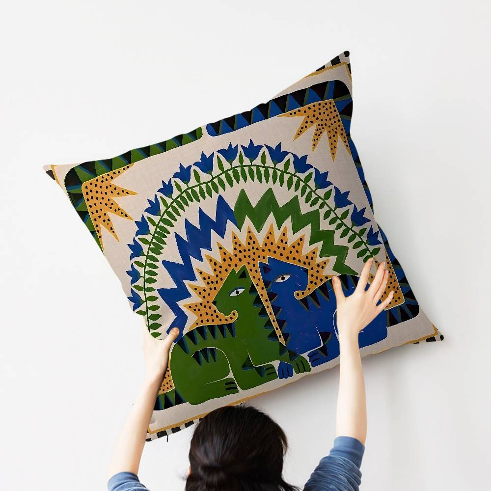 Sarung Bantal Desain Maple Mot - Home Textiles Egypt ulasan dan harga