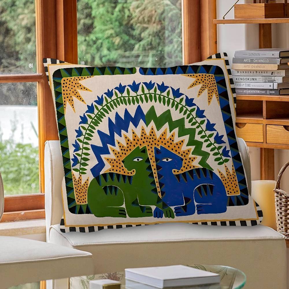 Sarung Bantal Desain Maple Mot - Home Textiles Egypt ulasan dan harga