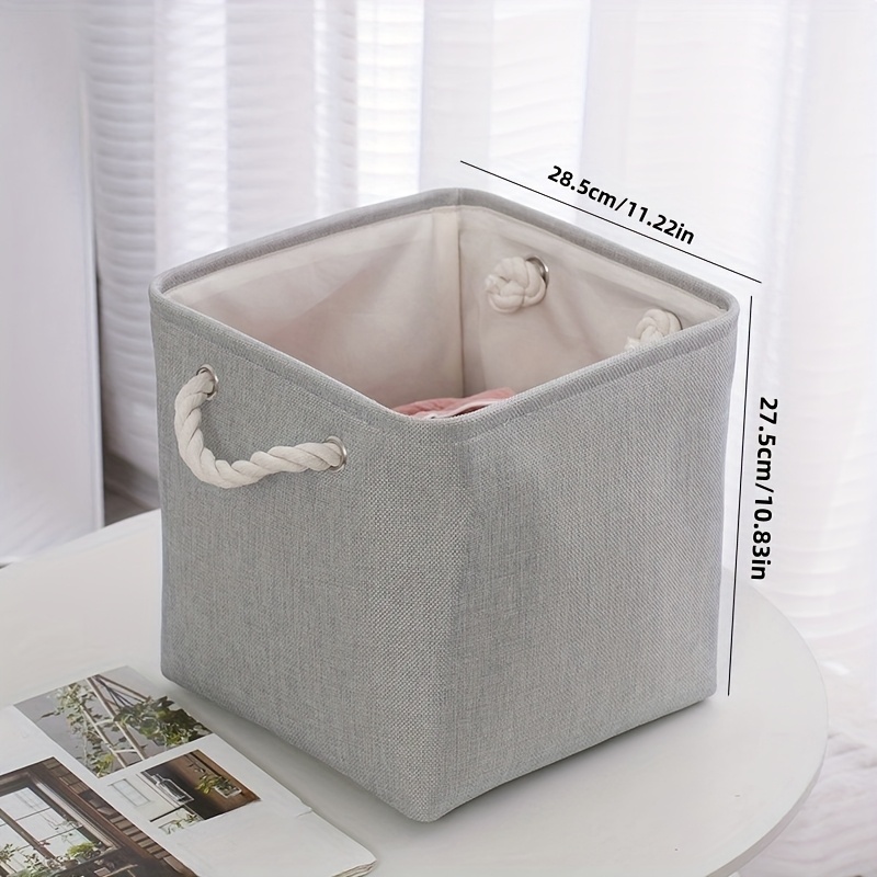 2 Buah/Kotak Penyimpanan Katun - Linum Home Textiles ulasan dan harga