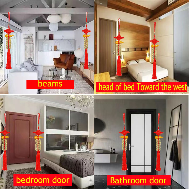 1 buah dekorasi Feng Shui uang - Home Textiles Store ulasan dan harga