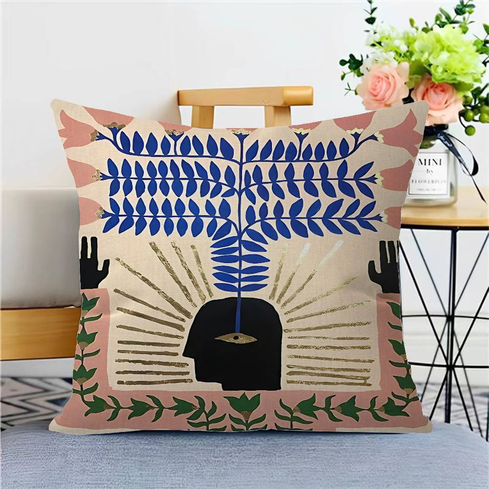 Sarung bantal sofa motif harim - Home Textiles Egypt ulasan dan harga