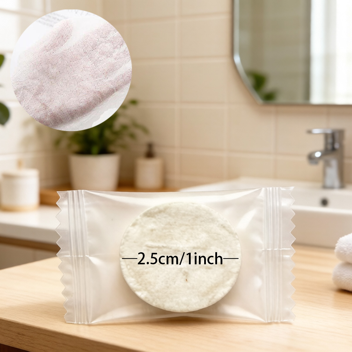 100Pcs Handuk Kompres Portabel - Home Textiles Face Towel ulasan dan harga