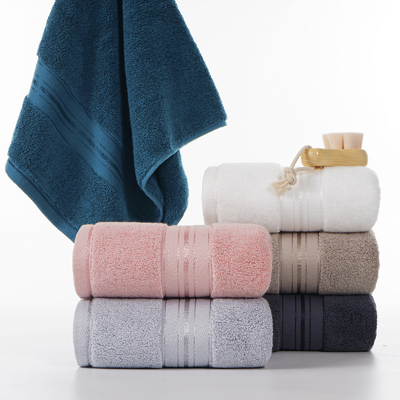 1 Buah Set Handuk Katun Putih  - Home Textiles Face Towel ulasan dan harga