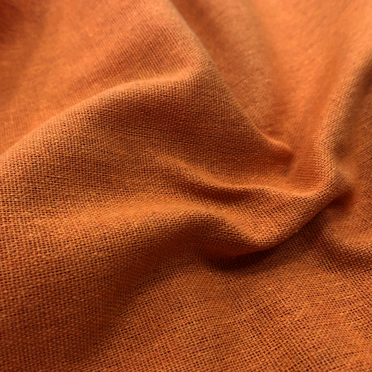 Kain katun Linen warna Solid 5 - Linum Home Textiles ulasan dan harga