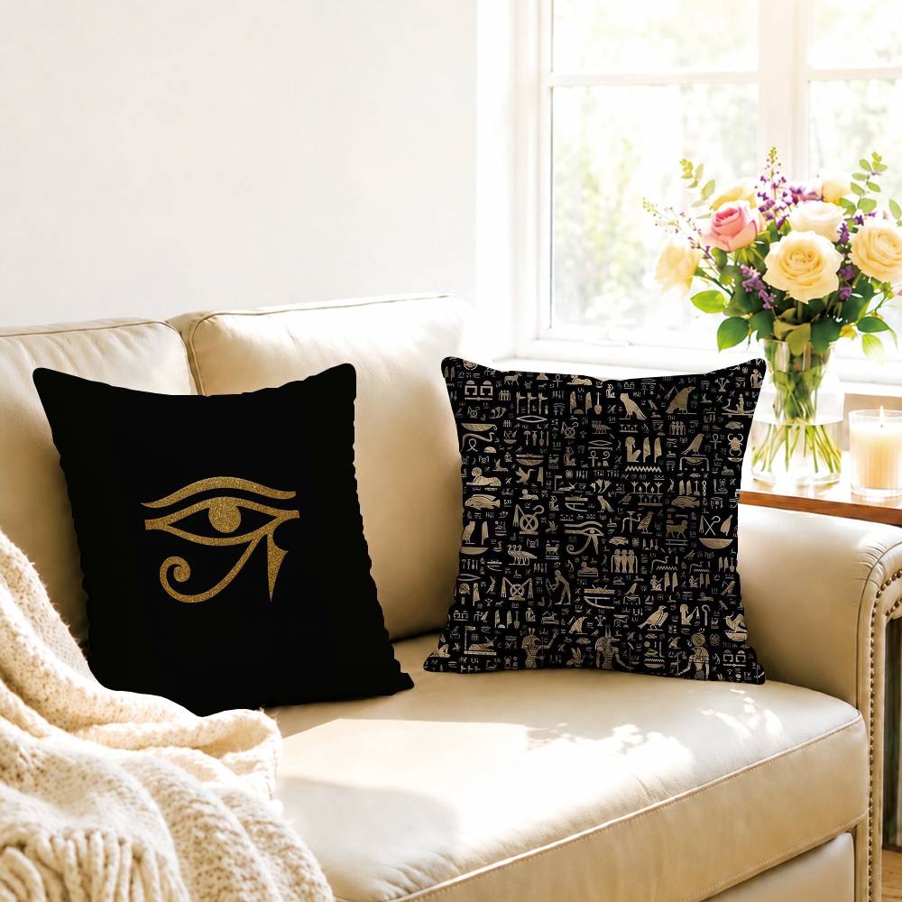 Sarung Bantal Cetak Dua Sisi M - Home Textiles Egypt ulasan dan harga