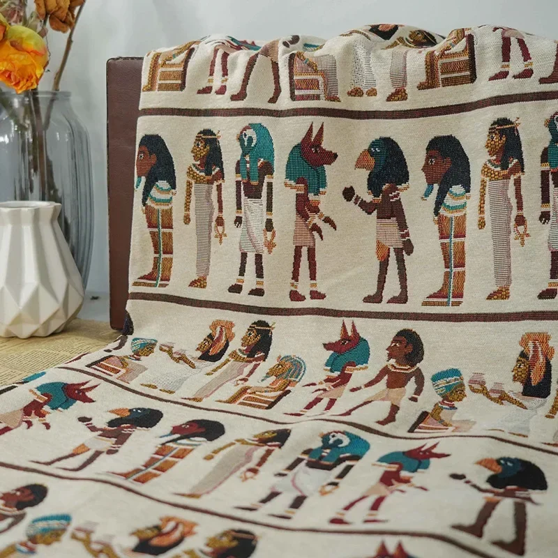 Kain Jacquard Tenun Etnik Gaya - Home Textiles Egypt ulasan dan harga