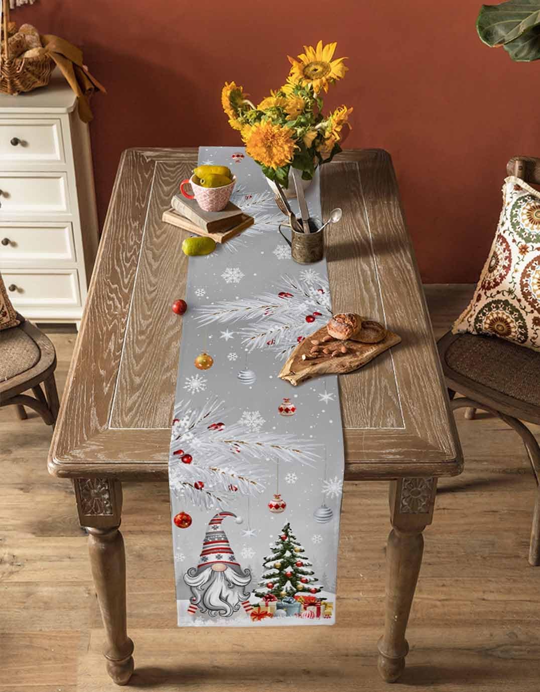 Taplak meja Linen GNOME abu-ab - Linum Home Textiles ulasan dan harga
