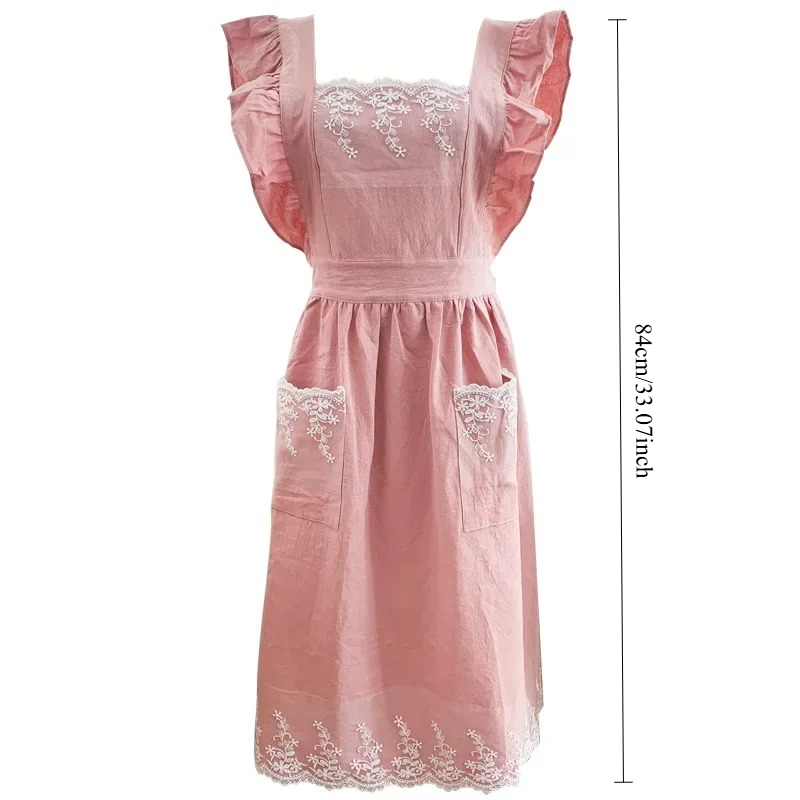 Apron Katun Linen untuk Rumah, - Linum Home Textiles ulasan dan harga