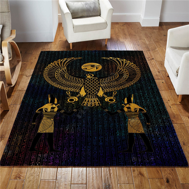 Karpet Cetak 3D Mata Horus Mes - Home Textiles Egypt ulasan dan harga
