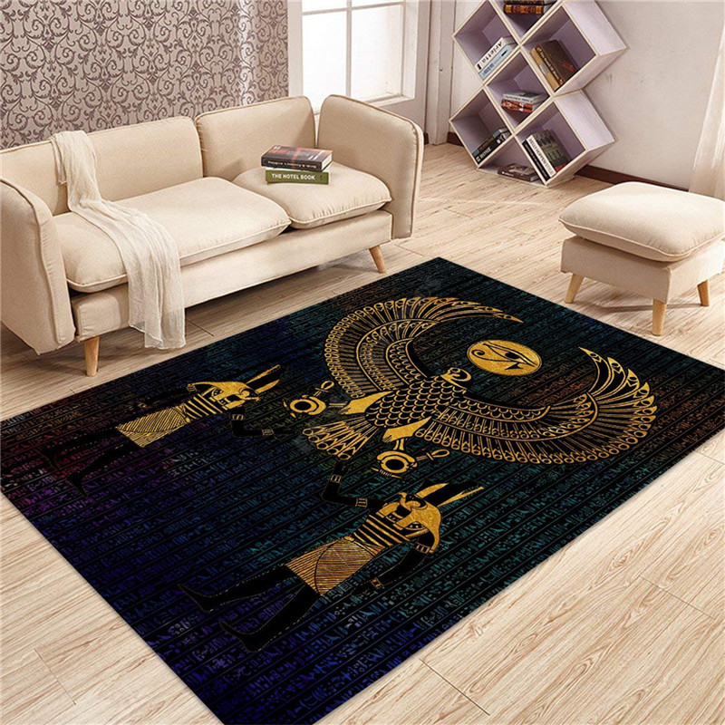 Karpet Cetak 3D Mata Horus Mes - Home Textiles Egypt ulasan dan harga