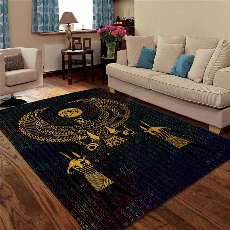 Karpet Cetak 3D Mata Horus Mes - Home Textiles Egypt ulasan dan harga